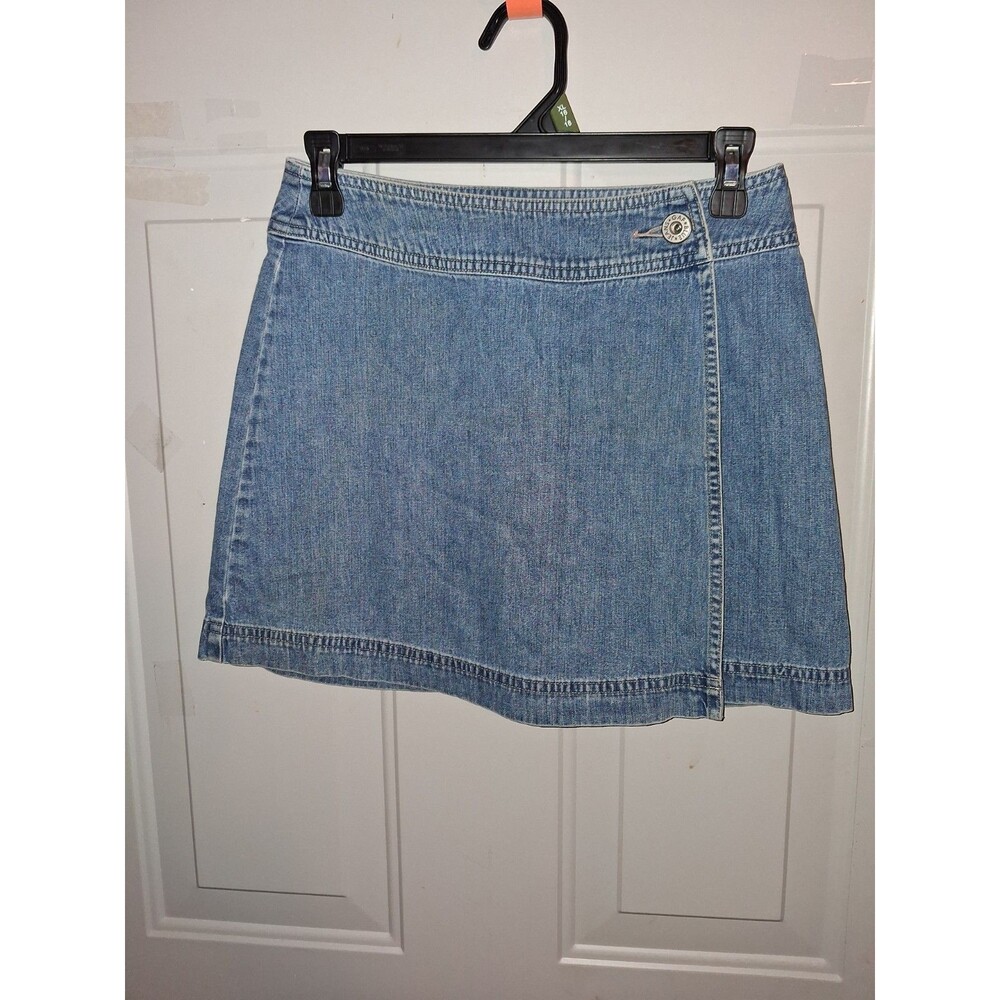Gap Denim Basics Blue Jean Skirt Women's Size 4 100% Cotton Mini